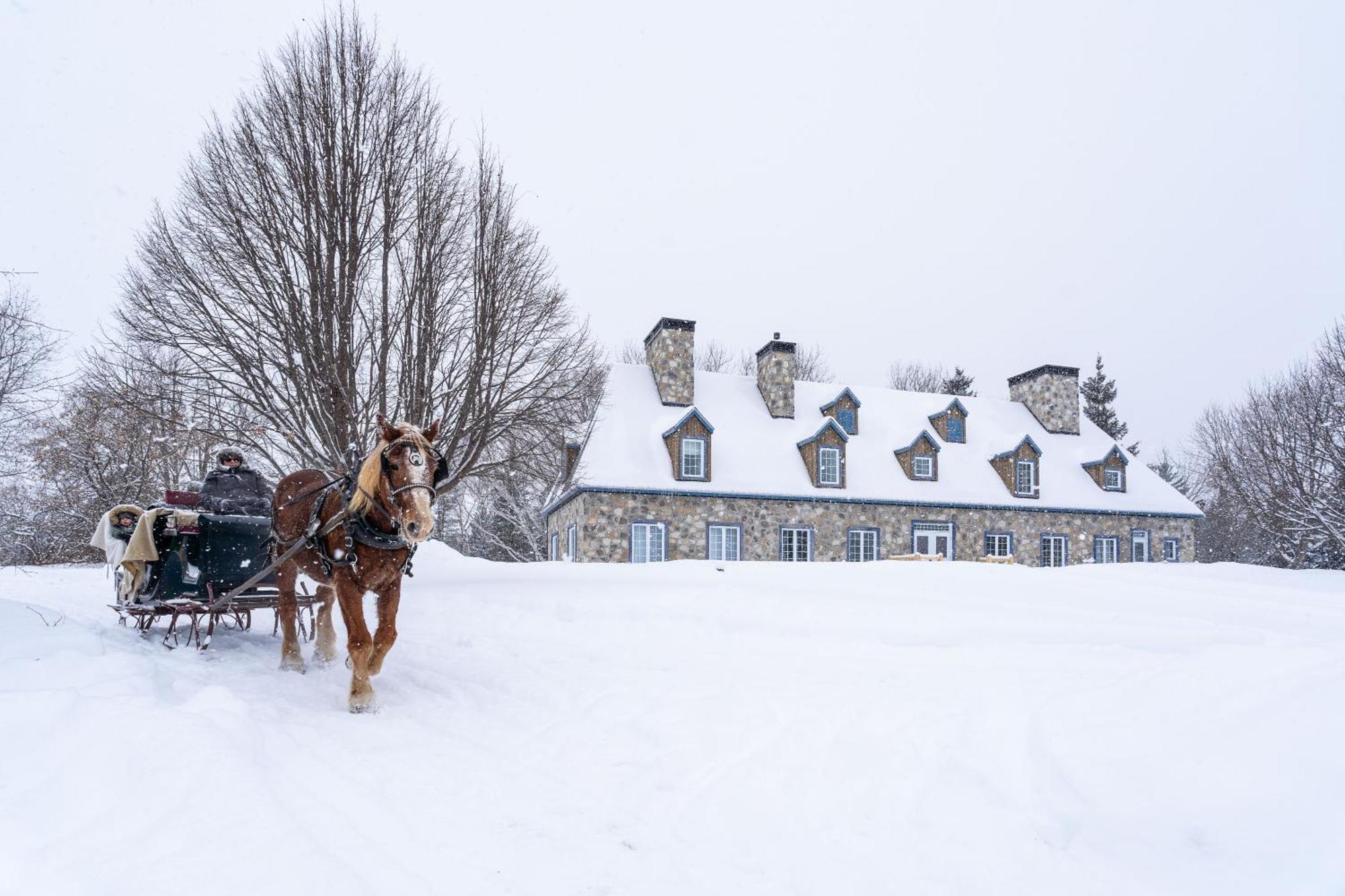 Le Baluchon Eco-Villegiature Saint-Paulin Exterior foto