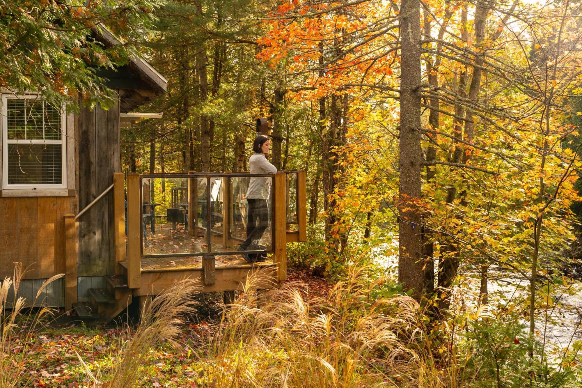 Le Baluchon Eco-Villegiature Saint-Paulin Exterior foto