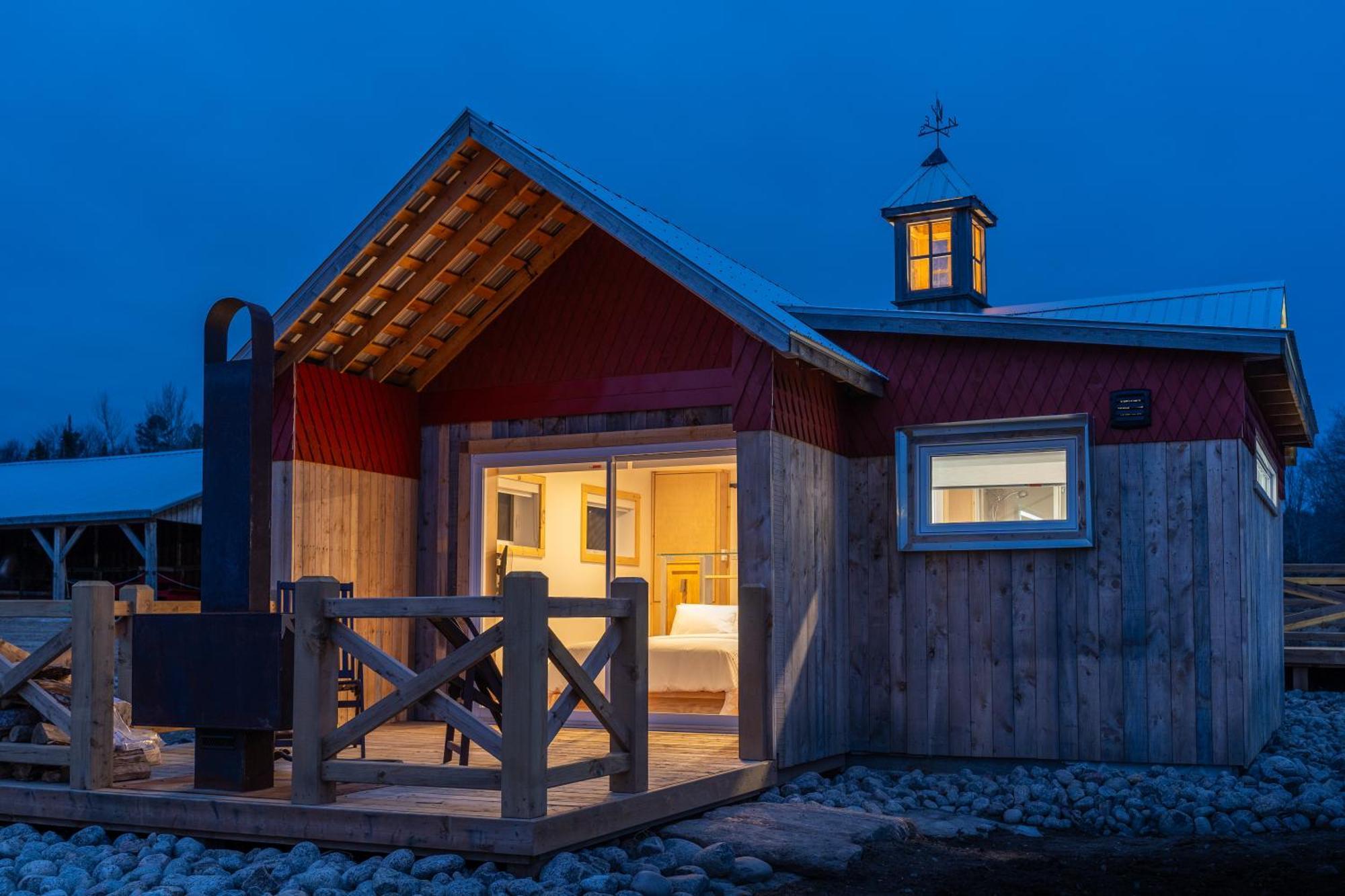 Le Baluchon Eco-Villegiature Saint-Paulin Exterior foto