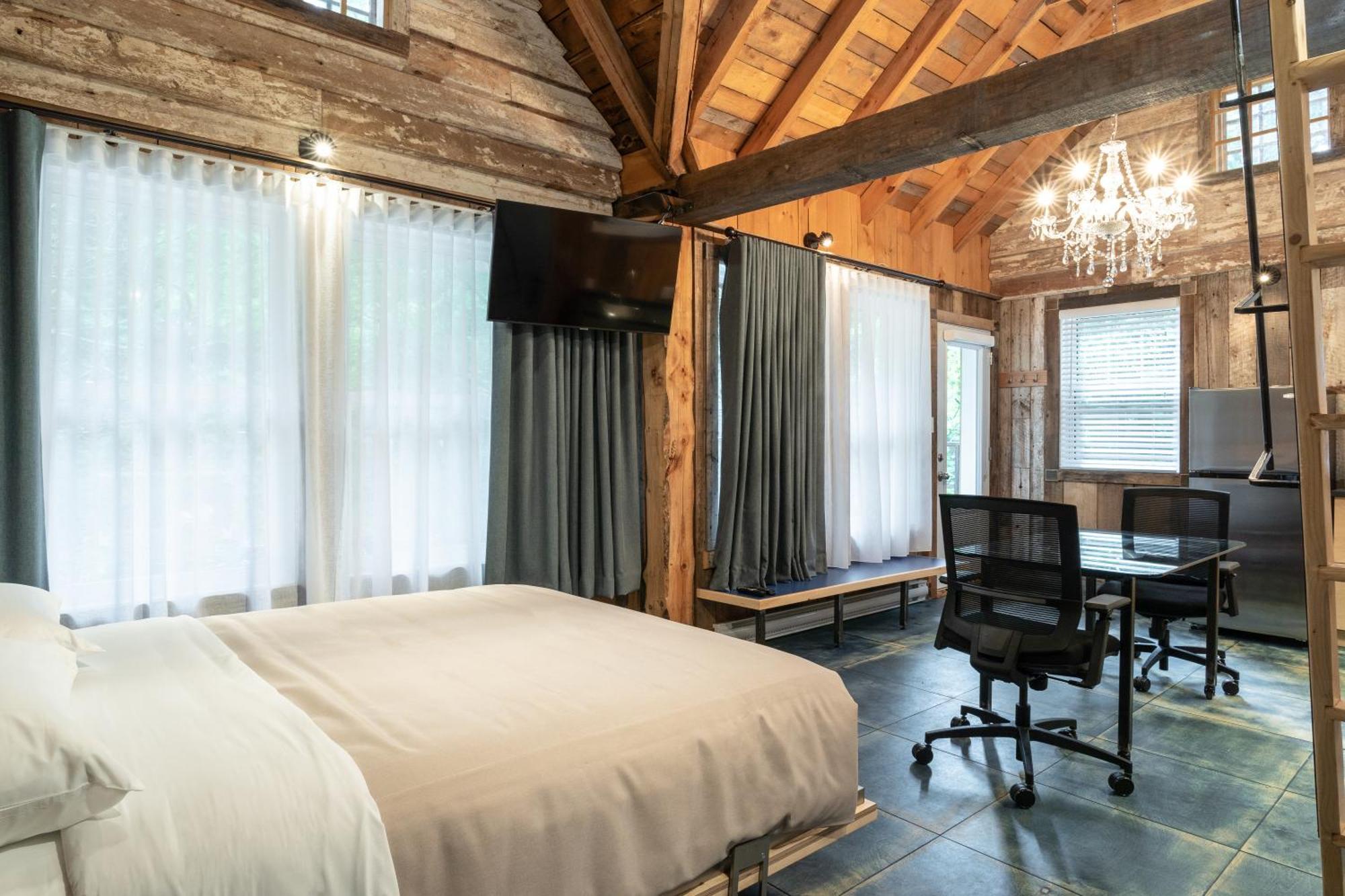 Le Baluchon Eco-Villegiature Saint-Paulin Exterior foto
