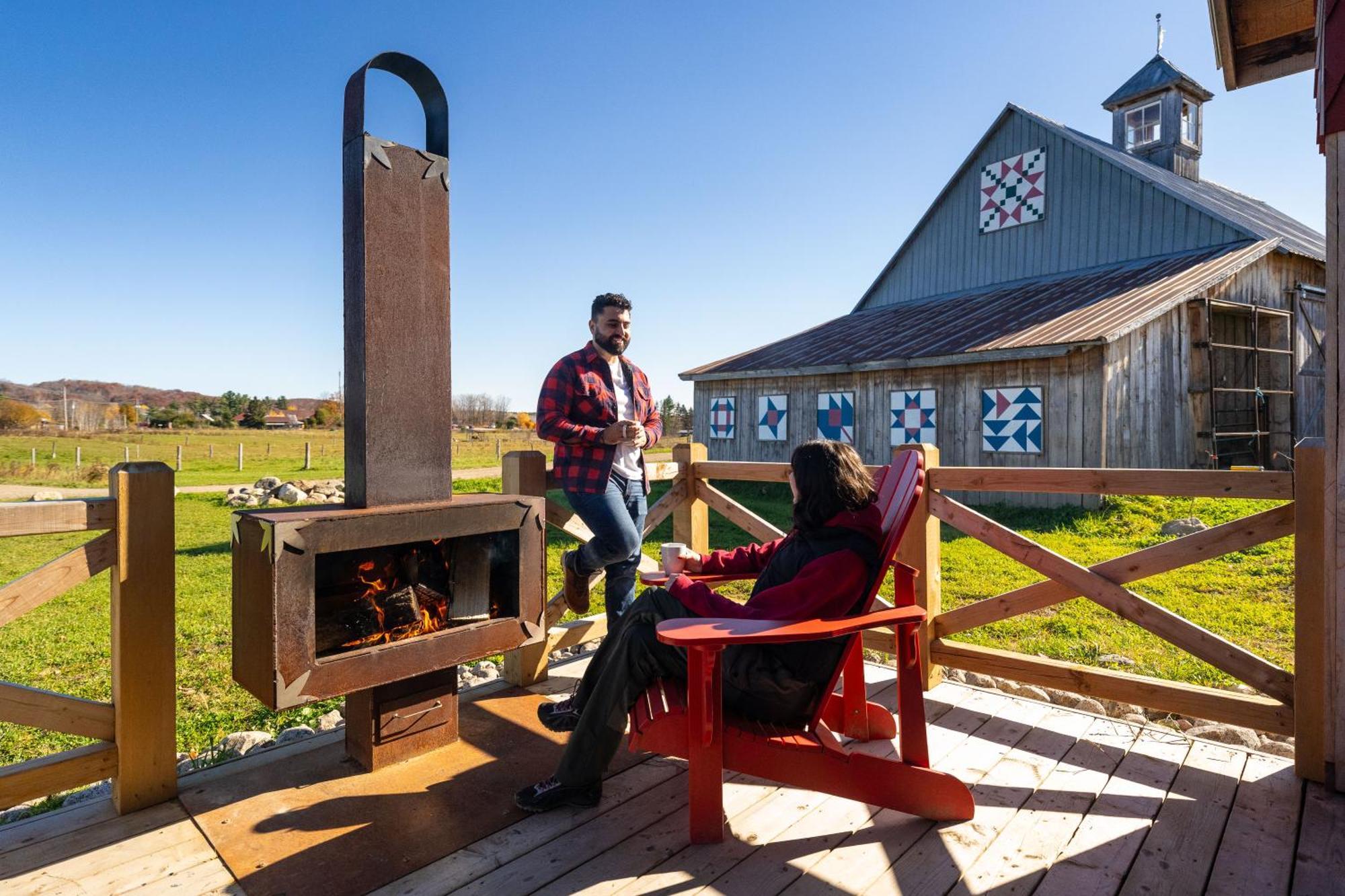 Le Baluchon Eco-Villegiature Saint-Paulin Exterior foto