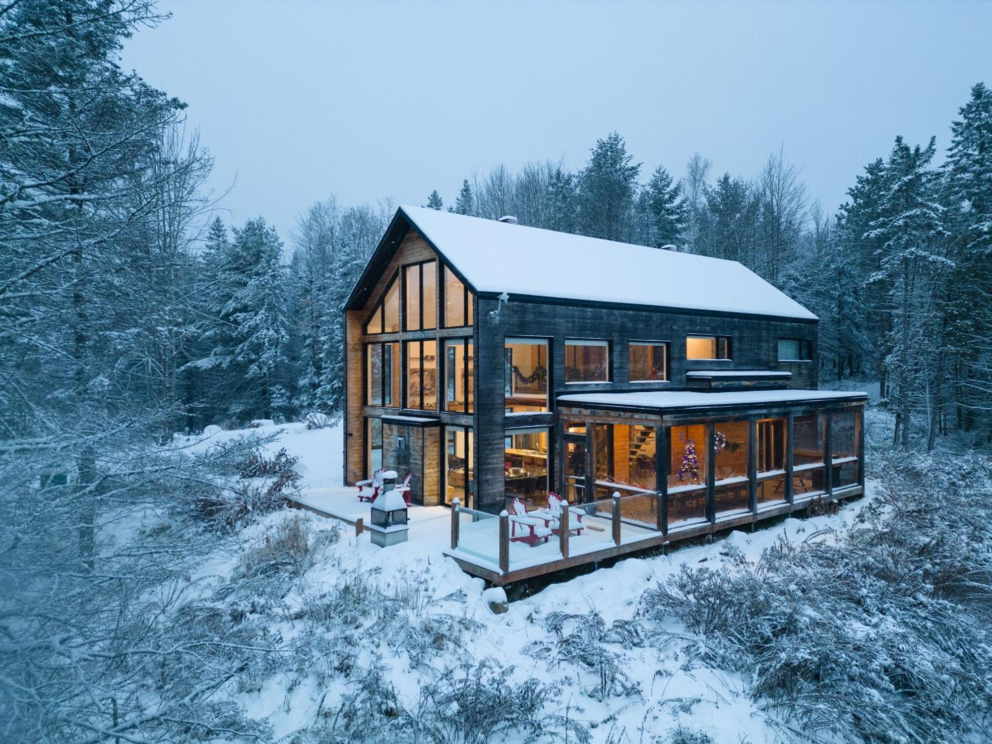 Le Baluchon Eco-Villegiature Saint-Paulin Exterior foto